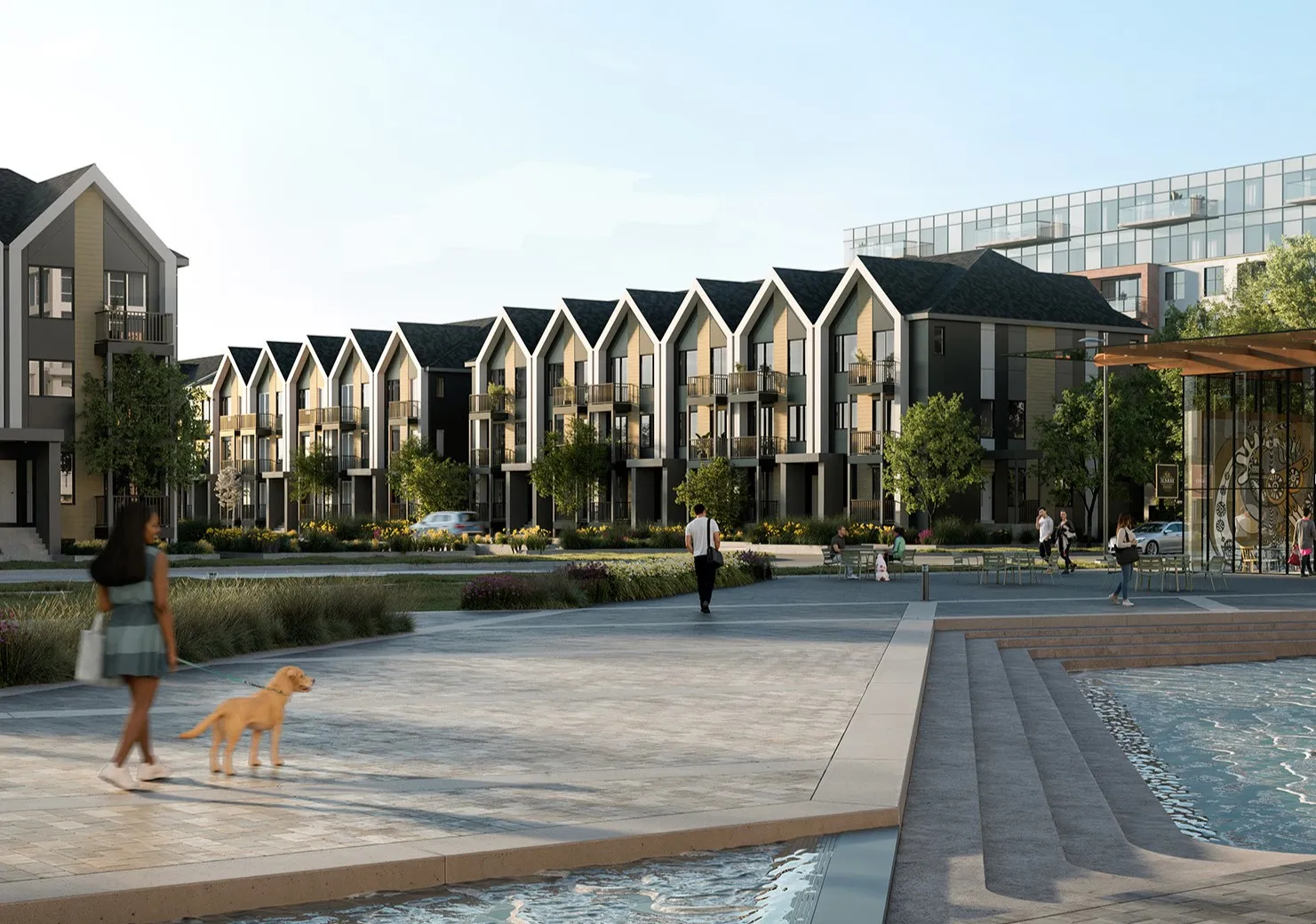 Lakeview Village townhomes — artist's concept
